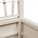 Havekrukke med trellis Hvid 36 x 36 x 140 cm PP