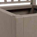 Havekrukke med trellis Lys Brun 36 x 36 x 140 cm PP