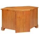 HjørneTVskab Naturfarvet 79 x 40 x 46 cm Massiv Mahogni