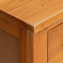 Skuffeskab Naturfarvet 45 x 35 x 100,5 cm Massiv Mahogni
