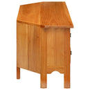 TV-skab med hylde Naturfarvet 100 x 40,5 x 46 cm Massiv Mahogni