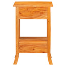 Konsolbord Naturfarvet 50,5 x 30 x 75,5 cm Massiv Mahogni