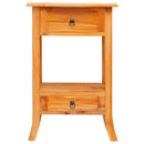 Konsolbord Naturfarvet 50,5 x 30 x 75,5 cm Massiv Mahogni