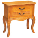 Sidebord Naturfarvet 60,5 x 30 x 61 cm Massiv Mahogni