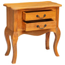 Sidebord Naturfarvet 60,5 x 30 x 61 cm Massiv Mahogni