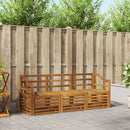 Sofasæt 3 pcs Naturfarvet Massivt Akacietræ