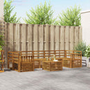Sofasæt 8 pcs Naturfarvet Massivt Akacietræ