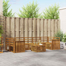 Sofasæt 8 pcs Naturfarvet Massivt Akacietræ