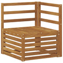 Udendørs sofagruppe 5 pcs Naturfarvet