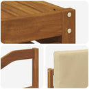 Udendørs sofagruppe med pude 5 pcs Naturlig og Beige