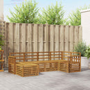 Sektionalsofa sæt 6 pcs Naturfarvet