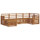 Sektionalsofa sæt 6 pcs Naturfarvet