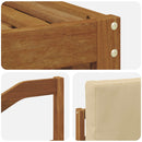 Sektionalsofa sæt med pude 6 pcs Naturlig og Beige