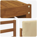 Sektionalsofa sæt med pude 7 pcs Naturlig og Beige