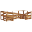 Sektionalsofa sæt 6 pcs Naturfarvet