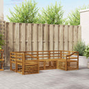 Sektionalsofa sæt 6 pcs Naturfarvet