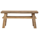 bænk Naturfarvet 100 x 29 x 43,5 cm Massiv Teaktræ