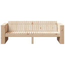 Havemøbelsofa Naturfarvet 185,5 x 60 x 62 cm Massiv fyrretræ