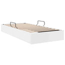 Opbevaringsseng Hvid 100 x 203 cm Kunstlæder