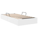 Opbevaringsseng Hvid 100 x 203 cm Kunstlæder