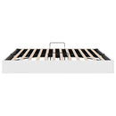 Opbevaringsseng med opbevaring Ren Hvid 183 x 213 cm Kunstlæder