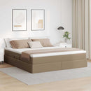 Seng med opbevaring og madras Cappuccino 160 x 200 cm