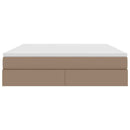 Seng med opbevaring og madras Cappuccino 180 x 200 cm