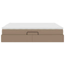 Seng med opbevaring og madras Cappuccino 180 x 200 cm
