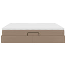 Seng med opbevaring og madras Cappuccino 200 x 200 cm
