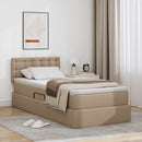 Seng med opbevaring og madras Cappuccino 100 x 200 cm