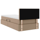 Seng med opbevaring og madras Cappuccino 100 x 200 cm