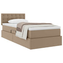 Seng med opbevaring og madras Cappuccino 100 x 200 cm