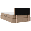Seng med opbevaring og madras Cappuccino 120 x 200 cm