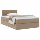 Seng med opbevaring og madras Cappuccino 120 x 200 cm