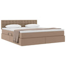 Seng med opbevaring og madras Cappuccino 160 x 200 cm