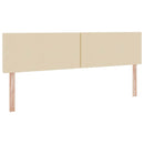 Seng med opbevaring og madras med madras Creme 160 x 200 cm