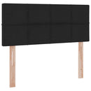 Seng med opbevaring og madras Sort 120 x 200 cm Konstrueret træ