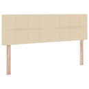 Seng med opbevaring og madras med madras Creme 120 x 200 cm
