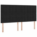 Opbevaringsseng med hovedgærde Sort 180 x 200 cm Faux læder