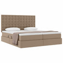 Seng med opbevaring og madras Cappuccino 200 x 200 cm