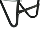 Skubbevogn Sølv og Sort 133 x 62,5 x 58 cm Stål
