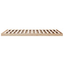 Gulvsengramme Naturfarvet 213,5 x 204 x 9 cm Massiv fyrretræ