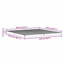 Gulvsengramme Naturfarvet 213,5 x 204 x 9 cm Massiv fyrretræ