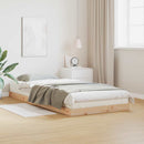 Gulvsengramme Naturfarvet 80 x 220 cm Massiv fyrretræ