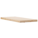Gulvsengramme Naturfarvet 80 x 220 cm Massiv fyrretræ
