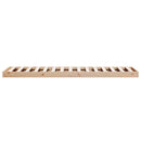 Gulvsengramme Naturfarvet 80 x 220 cm Massiv fyrretræ