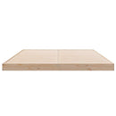 Gulv seng ramme Naturfarvet 160 x 220 cm Massiv fyrretræ