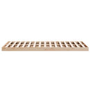 Gulv seng ramme Naturfarvet 160 x 220 cm Massiv fyrretræ