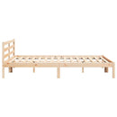 Sengestel Brun 225,5 x 205,5 x 69,5 cm Massivt fyrretræ