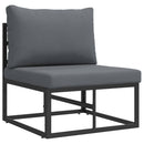 Udendørs Møbler Sort og Anthracit 70 x 71,5 x 71 cm Metal